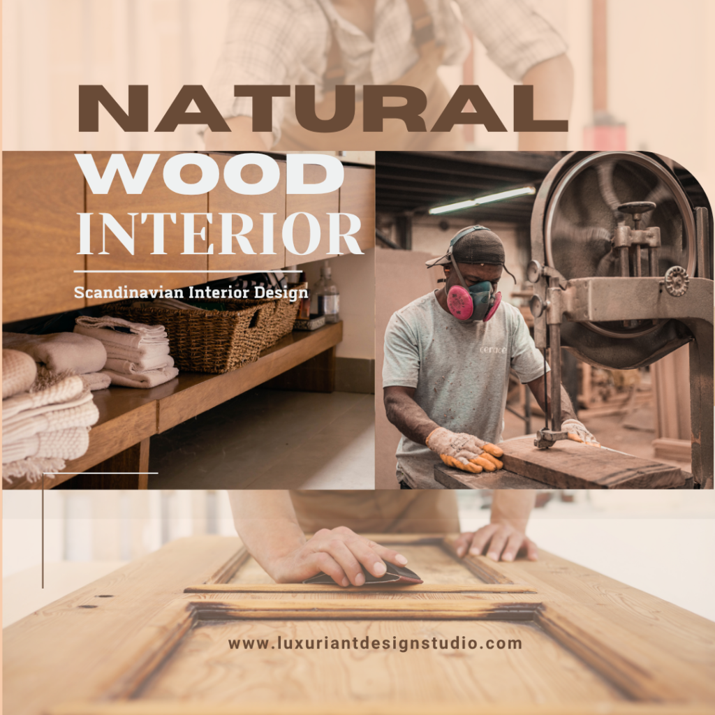 Natural wood Luxuriant Design Studio Pvt Ltd