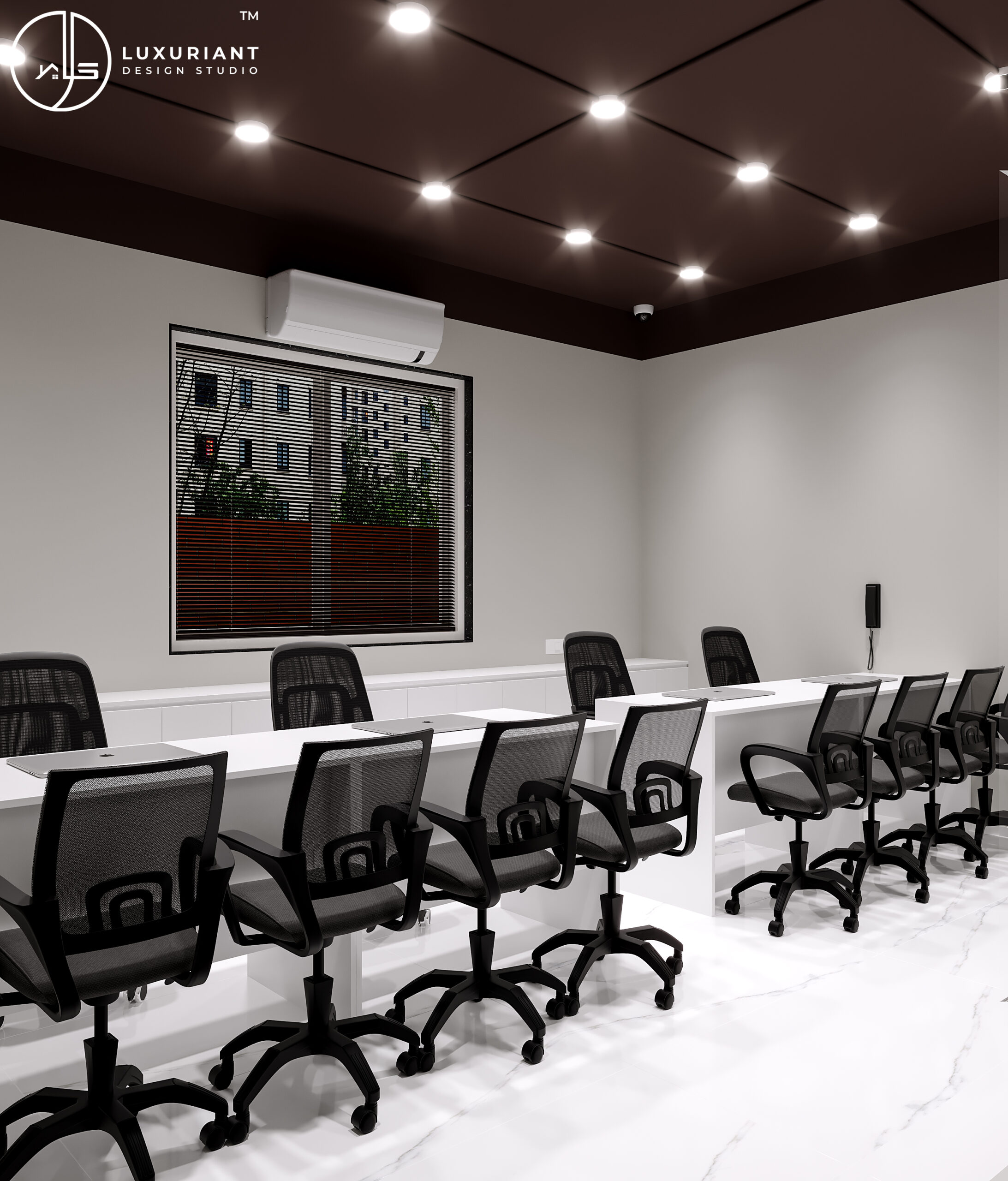Modern Corporate Office interior Design for Chandra Udyog by Luxuriant Design Studio Pvt Ltd kolkata best and top interior designer (10)