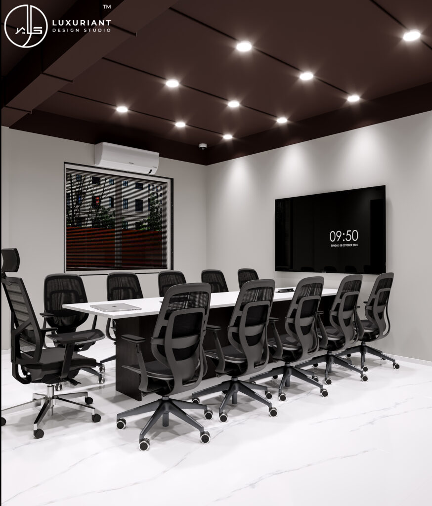 Modern Corporate Office interior Design for Chandra Udyog by Luxuriant Design Studio Pvt Ltd kolkata best and top interior designer (2)