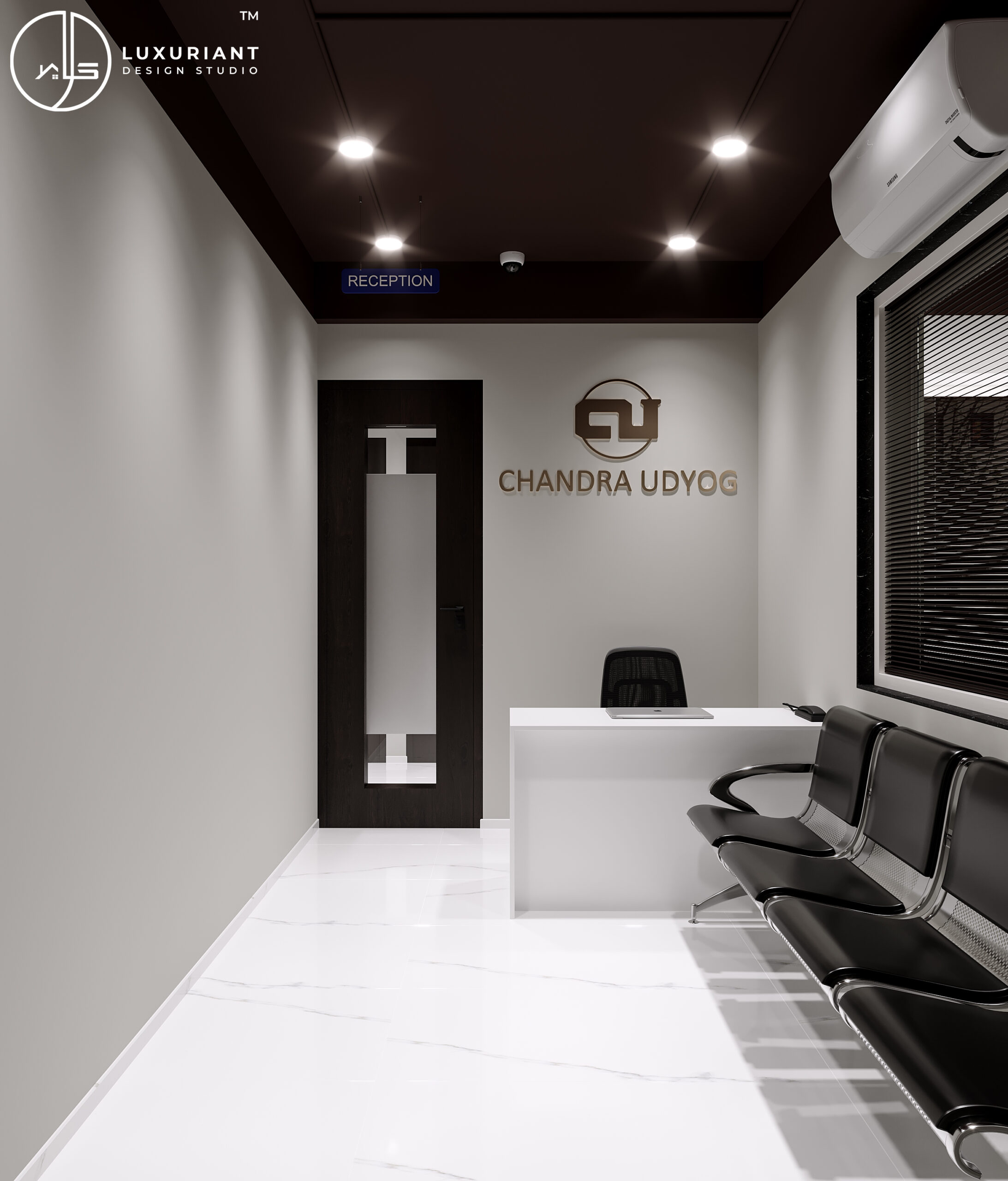 Modern Corporate Office interior Design for Chandra Udyog by Luxuriant Design Studio Pvt Ltd kolkata best and top interior designer (4)