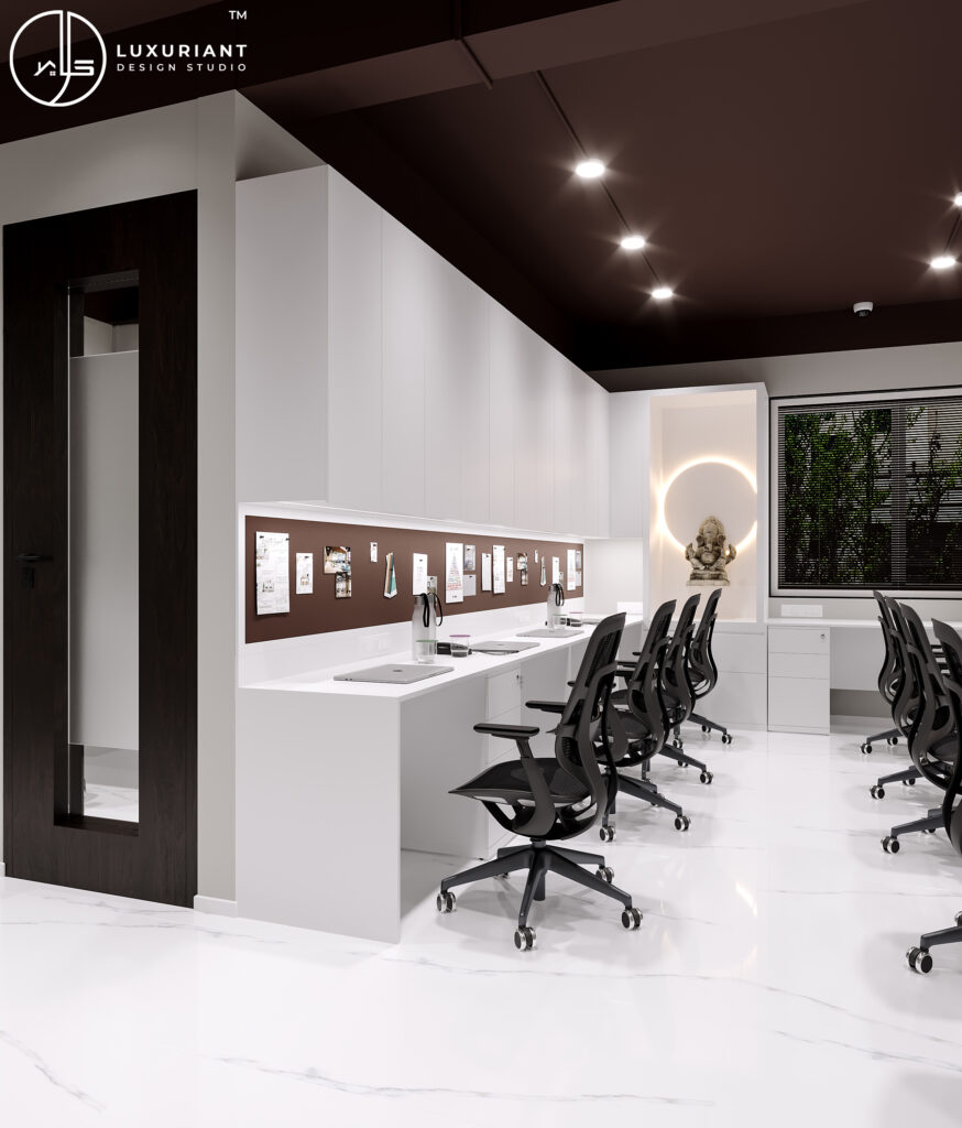 Modern Corporate Office interior Design for Chandra Udyog by Luxuriant Design Studio Pvt Ltd kolkata best and top interior designer (6)