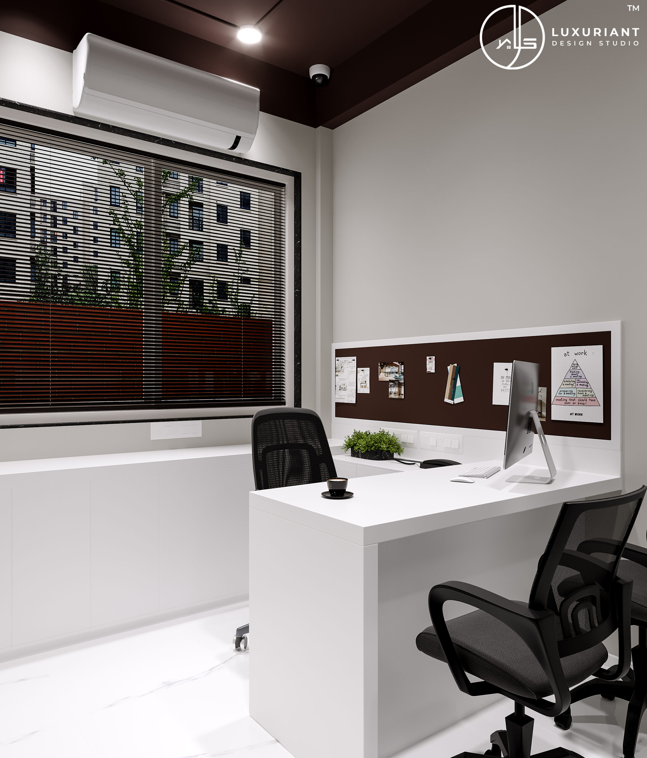Modern Corporate Office interior Design for Chandra Udyog by Luxuriant Design Studio Pvt Ltd kolkata best and top interior designer (9)